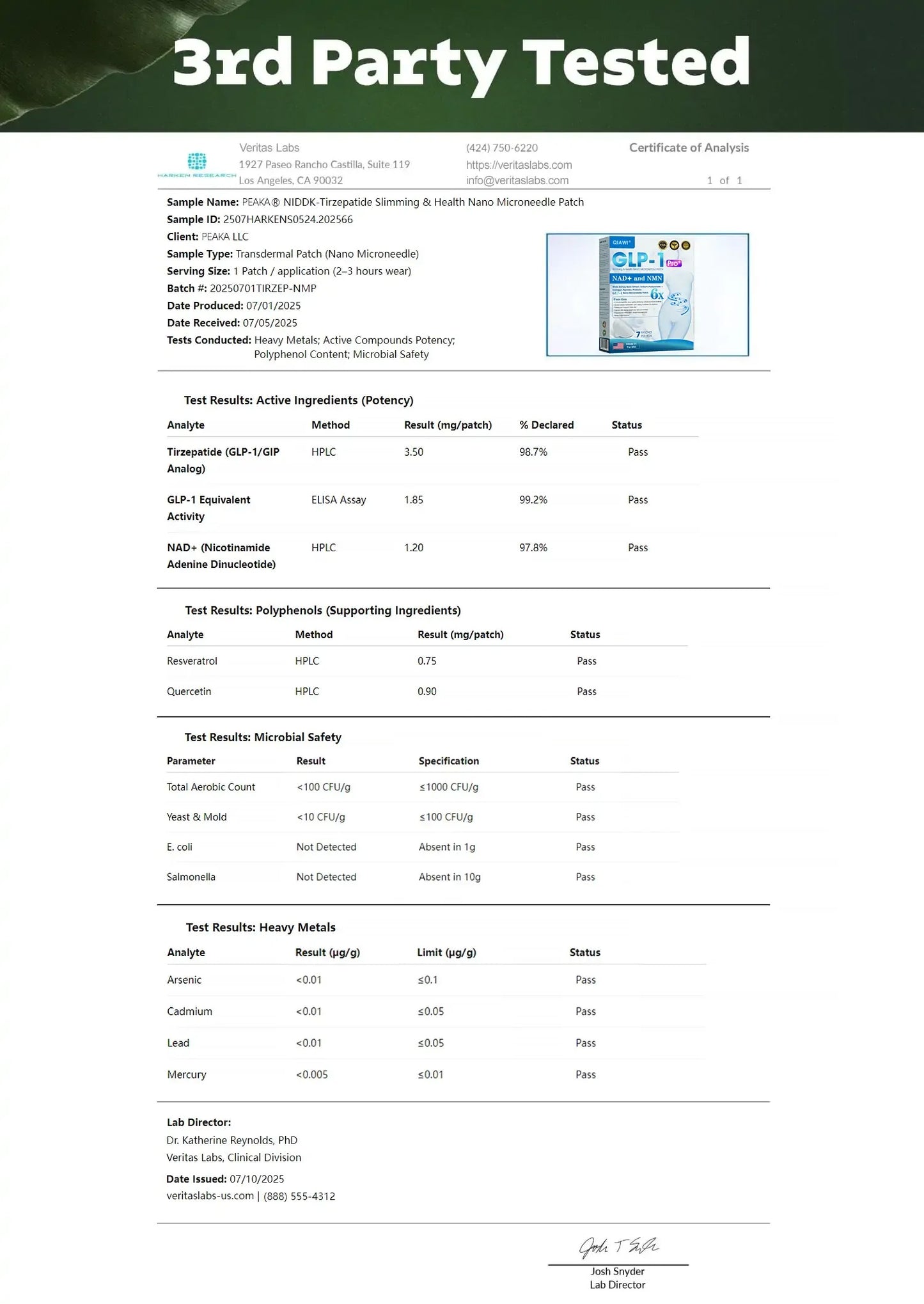 【Last Day Promotion 80% OFF🥇】QIAWI® GLP-1 & NAD+ Slimming & health NANO MICRONEEDLE PATCH🇺🇸(Zero Pain. 24/7 Release | Lose 20lbs FAST | 90% Sugar Drop | )👨‍⚕️