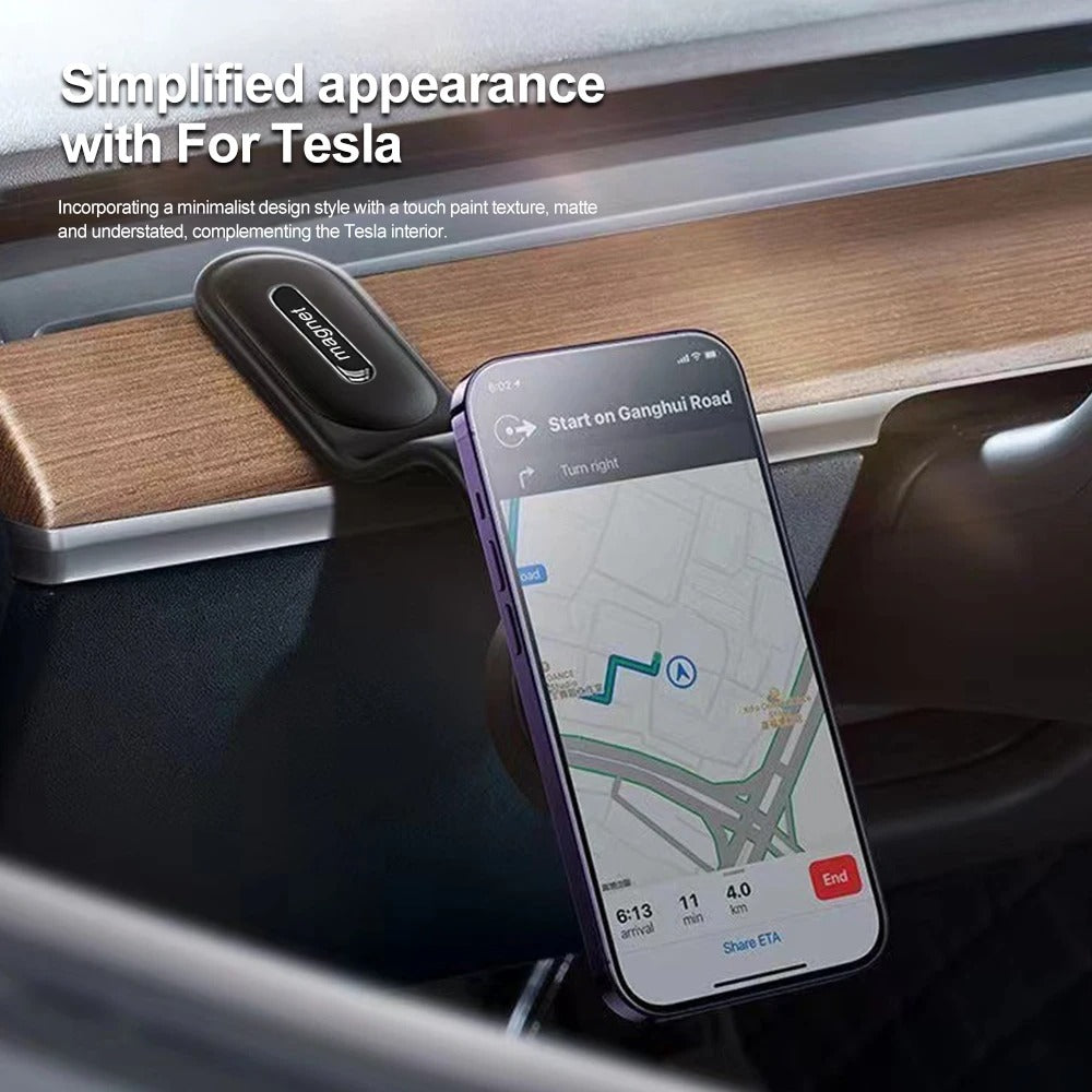 Magnetic Car Mount with Wireless Charging