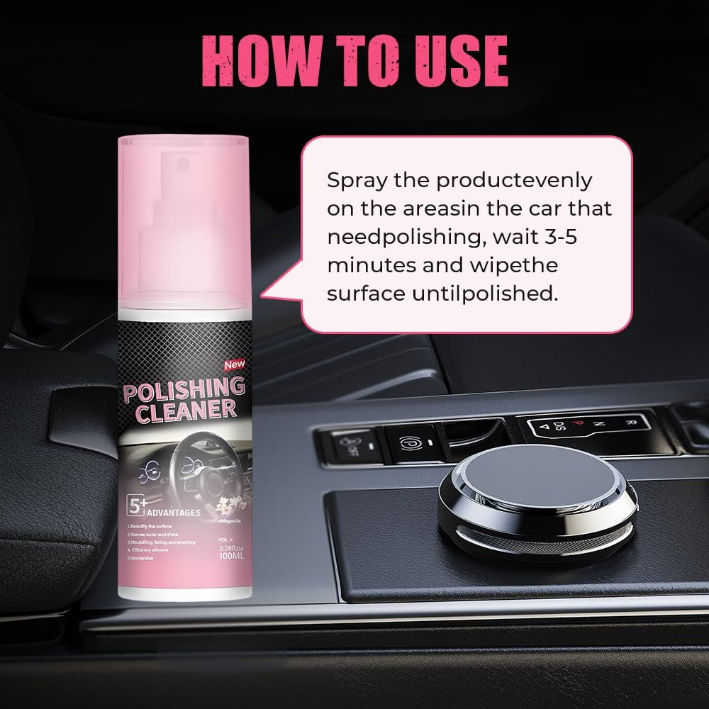 🔥LAST DAY 50% OFF - Polishing Cleaner, Car Interior Cleaner