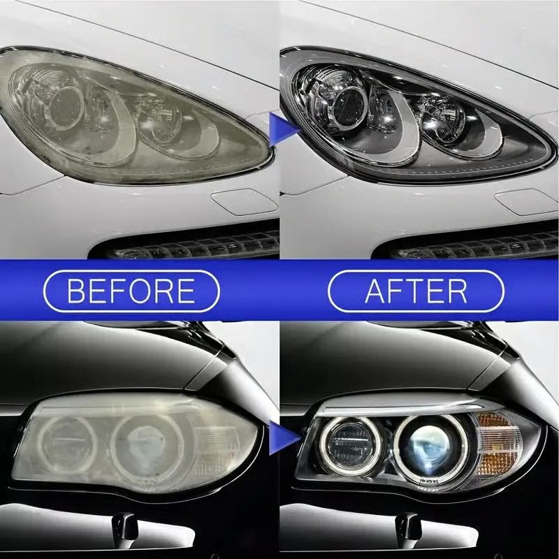 🚘 Automotive Headlamp Restoration Fluid, blurring enhanced crystalline coating refurbisher