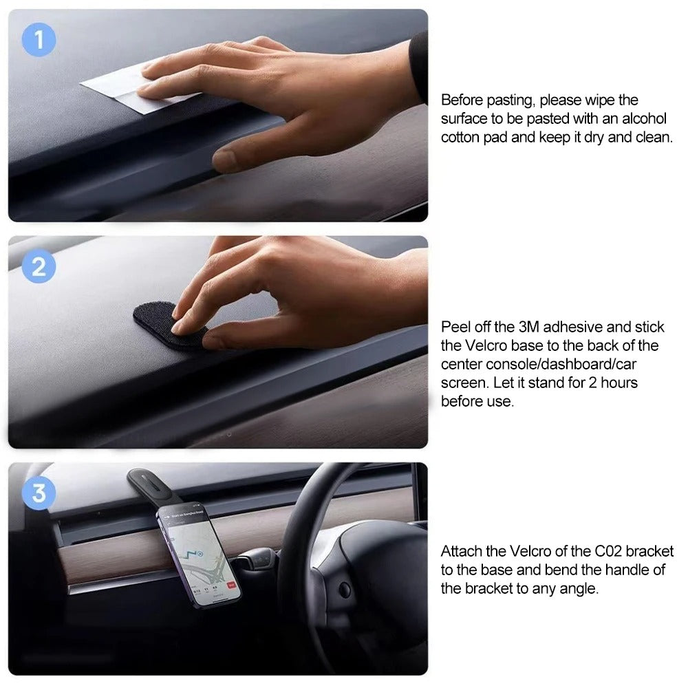 Magnetic Car Mount with Wireless Charging