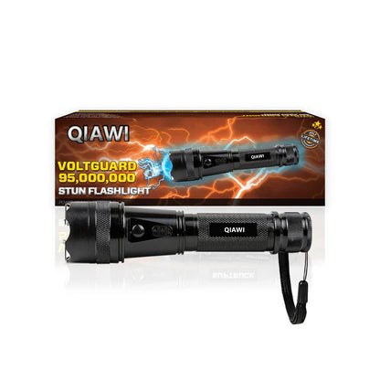 💥 LAST DAY FLASH SALE 50% OFF ️🔦 QIAWI™ VoltGuard X95 Tactical Stun Flashlight ⚡ Light in Dark, Power in Danger