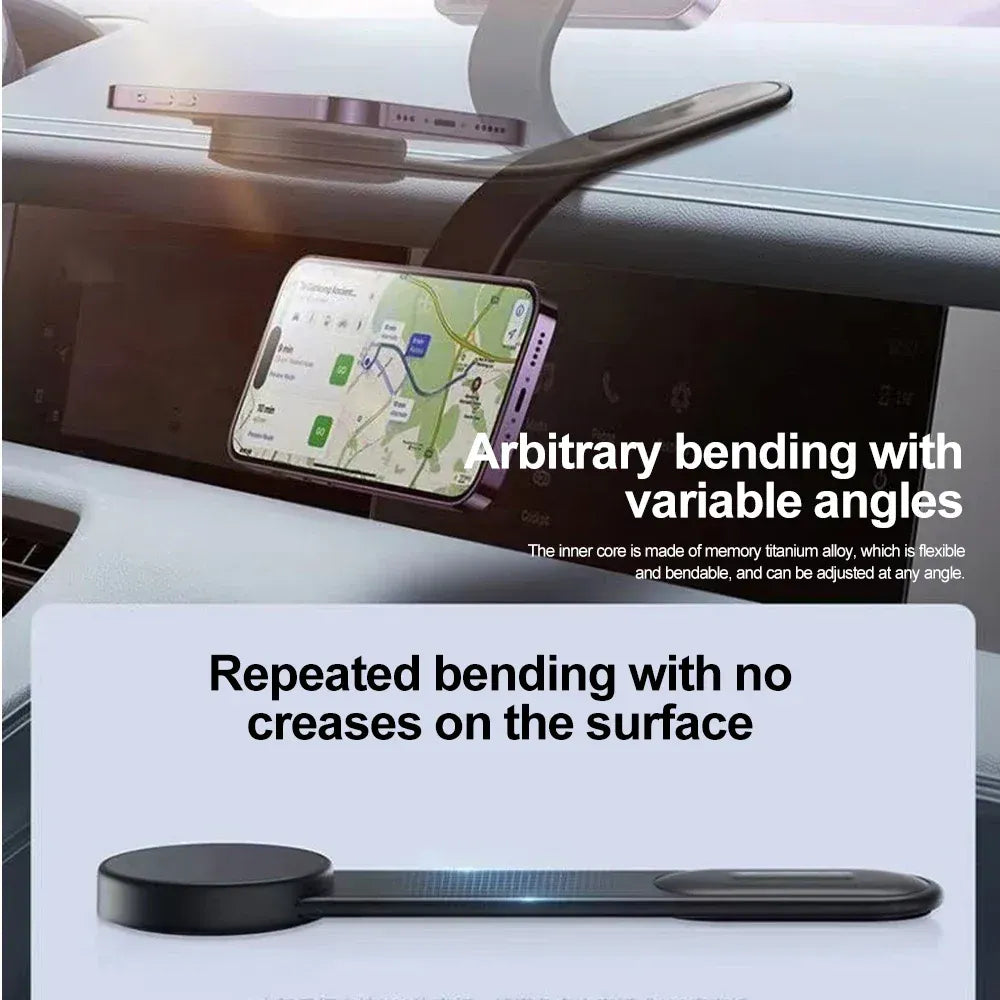 Magnetic Car Mount with Wireless Charging